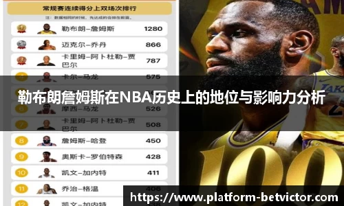 勒布朗詹姆斯在NBA历史上的地位与影响力分析